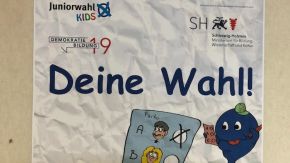 Plakat zur Juniorwahl für Kids