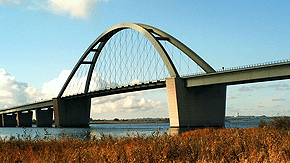 Die Fehmarnsundbrücke