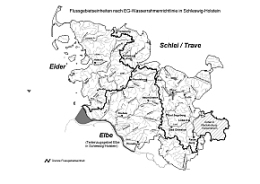 Flussgebietseinheiten nach EG-Wasserrahmenrichtlinie in Schleswig-Holstein