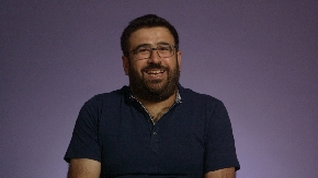 Ahmed Al-Sadoon, Protagonist des Films "Wir sind jetzt hier"