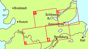 Kartenübersicht der Karten der topographischen Aufnahme von Franz Geerz