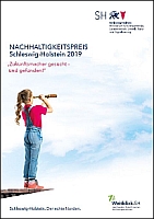 Titelbild der Broschüre "Nachhaltigkeitspreis Schleswig-Holstein 2019"