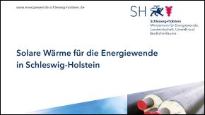 Titelbild "Solare Wärme für die Energiewende in Schleswig-Holstein"