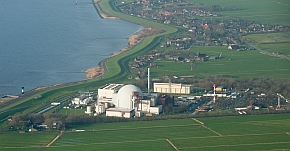 Luftaufnahme des AKW Brokdorf