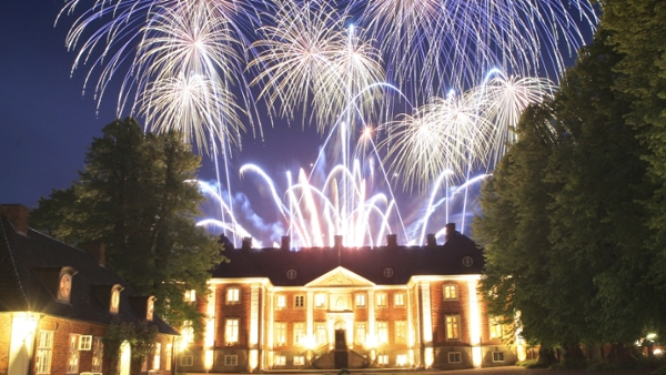 Feuerwerk über Gut Schierensee