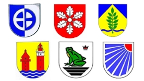 Symbolbild für die vielfältige Wappenlandschaft in Schleswig-Holstein